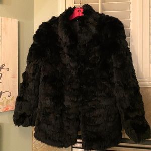 Natural Rabbit Fur Coat